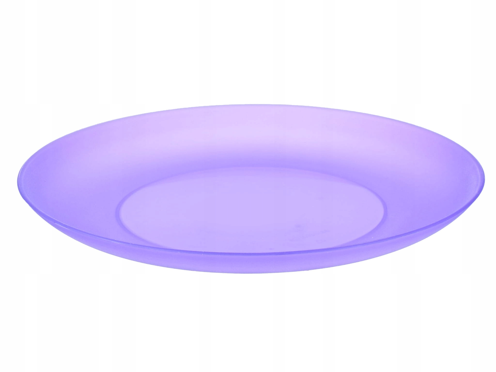 

Talerz Plastikowy Płytki Obiadowy Płaski Fioletowy