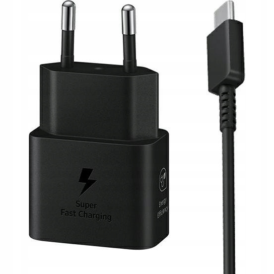 Ładowarka sieciowa Samsung 25W ścienna kabel, Usb-c Usb-c 1m, Pd, Pps