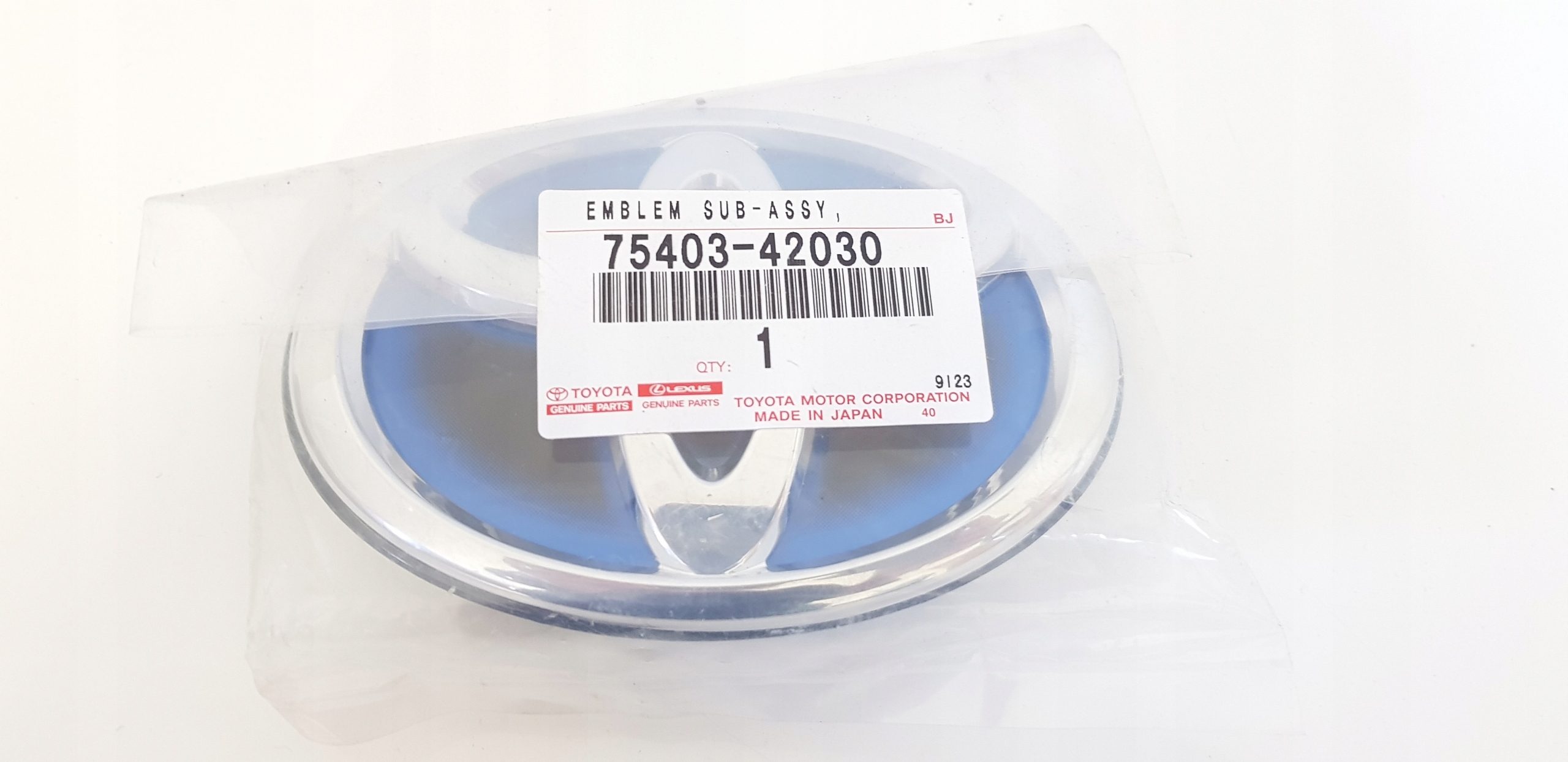Toyota Rav 4 Hybrid Klapka 2016 Znak Emblém 75403-42030