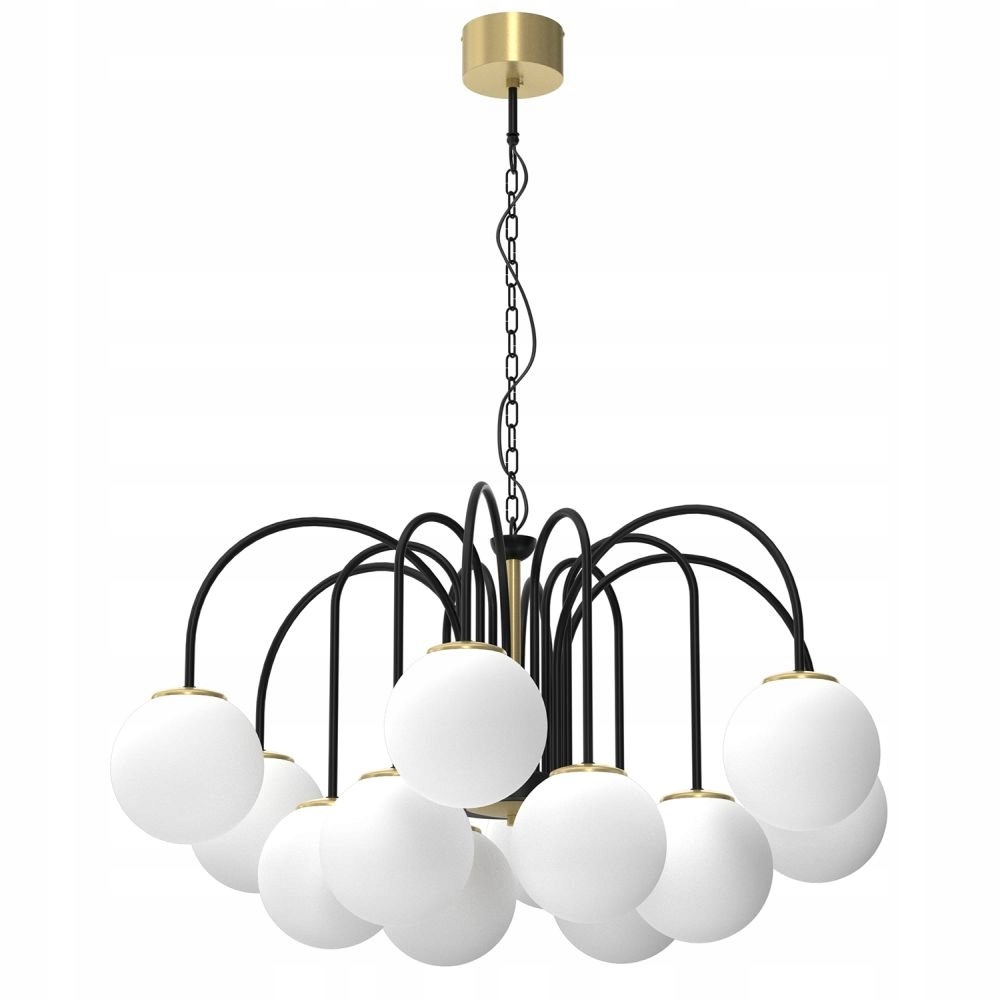 Velký dvanáctiramenný lustr s kuličkami Cambridge 3201 Luminex