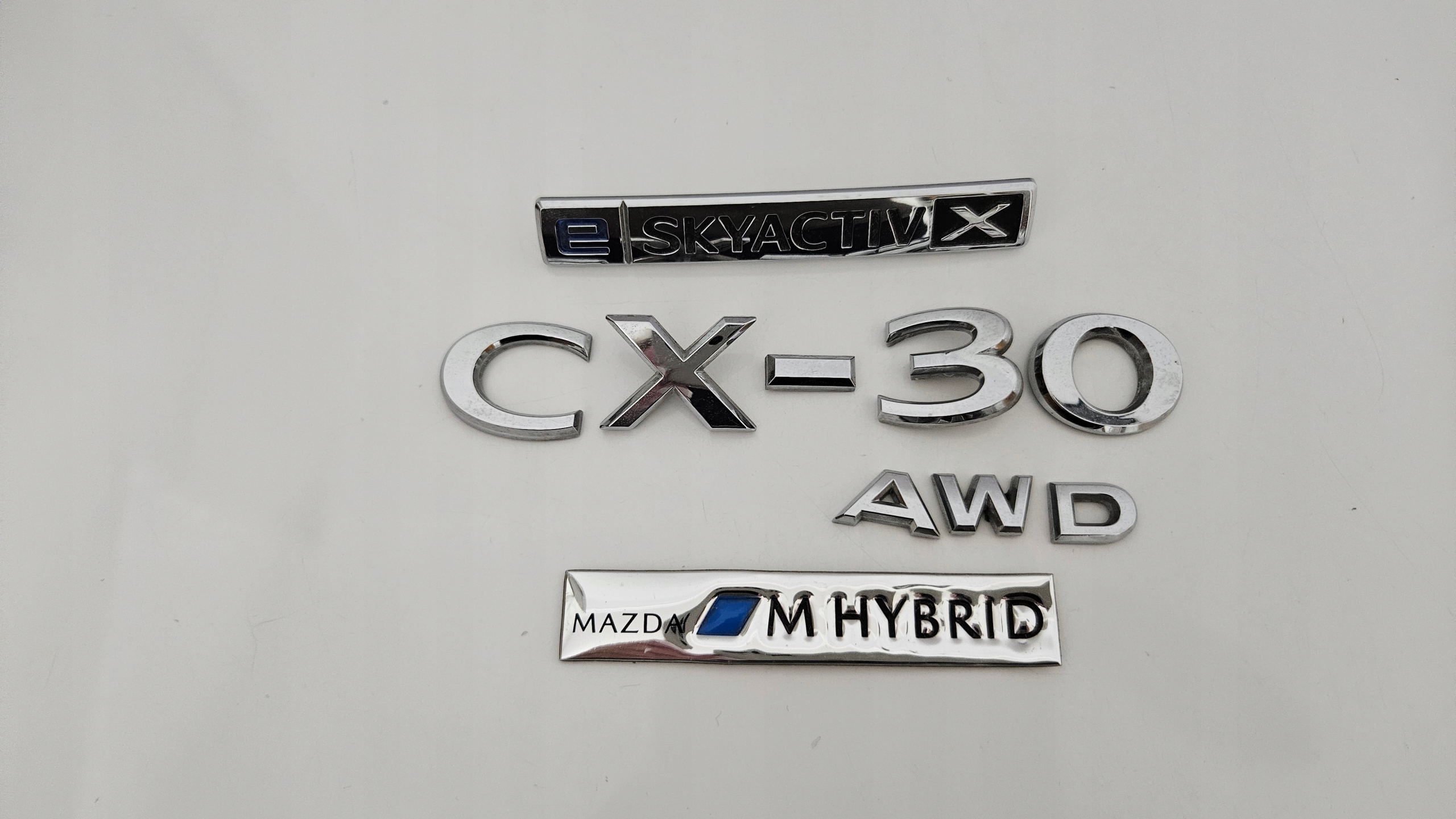 Mazda CX-30 2019-2023 Awd M Hybrid E Skyactiv Emblém Zadný Nápis
