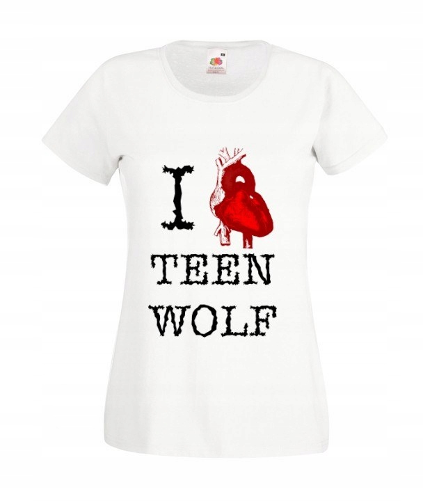 

Damska Koszulka Wzory Teen Wolf Wilkołak Wilk
