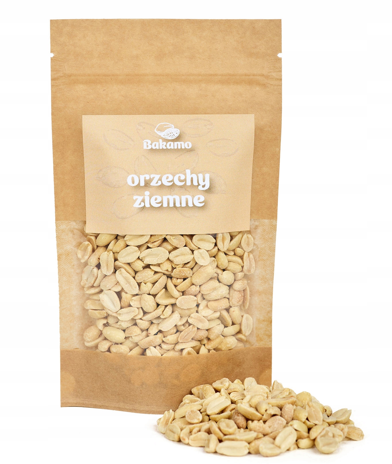 Arašídové Ořechy Arašídy bez soli čerstvé Lahodné 1 kg Bakamo