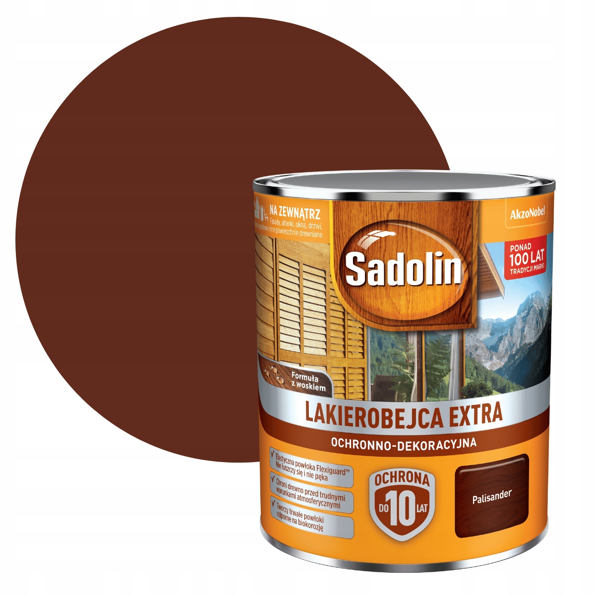 

Sadolin Extra 0,75L Lakierobejca Palisander