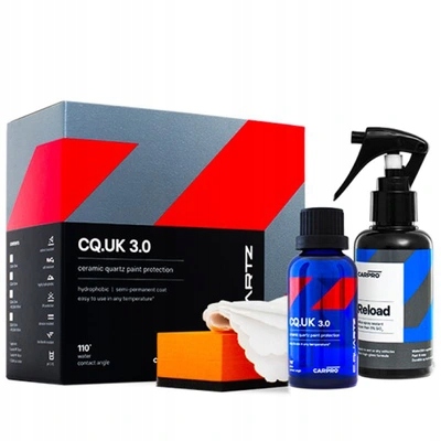 CarPro CQuartz UK Edition 3.0 - powłoka kwarcowa, zestaw 30ml Reload 100ml