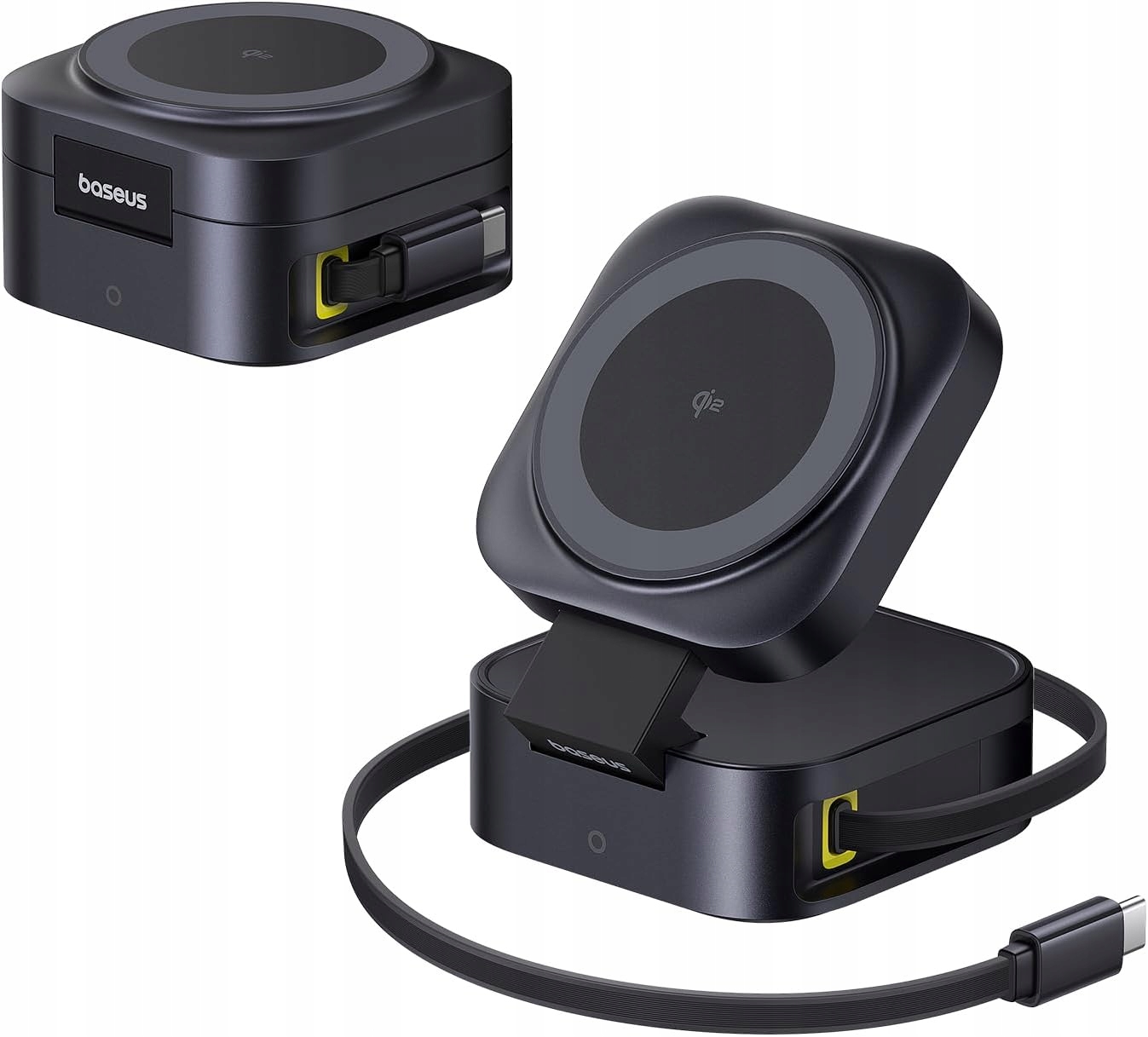 Ładowarka indukcyjna Baseus Picogo 2w1 67W Czarny