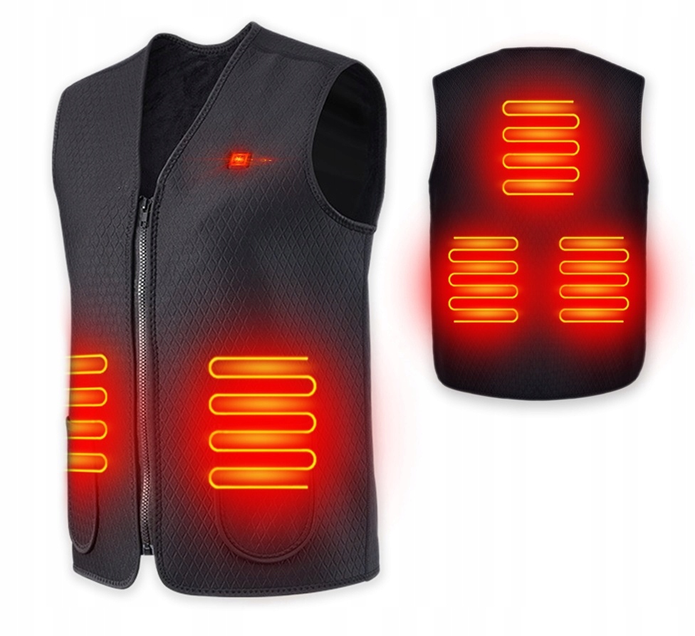 Vyhřívaná Vesta Vesta Pánská 3 Teplotní Režimy Usb L