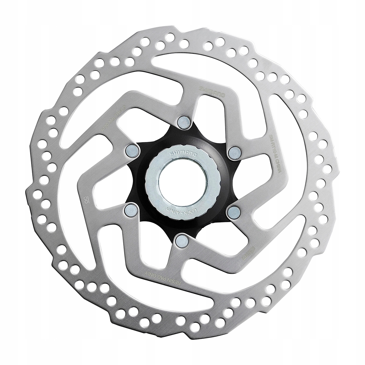 TARCZA HAMULCA SHIMANO 180MM, SM-RT10 Z NAKRĘTKĄ