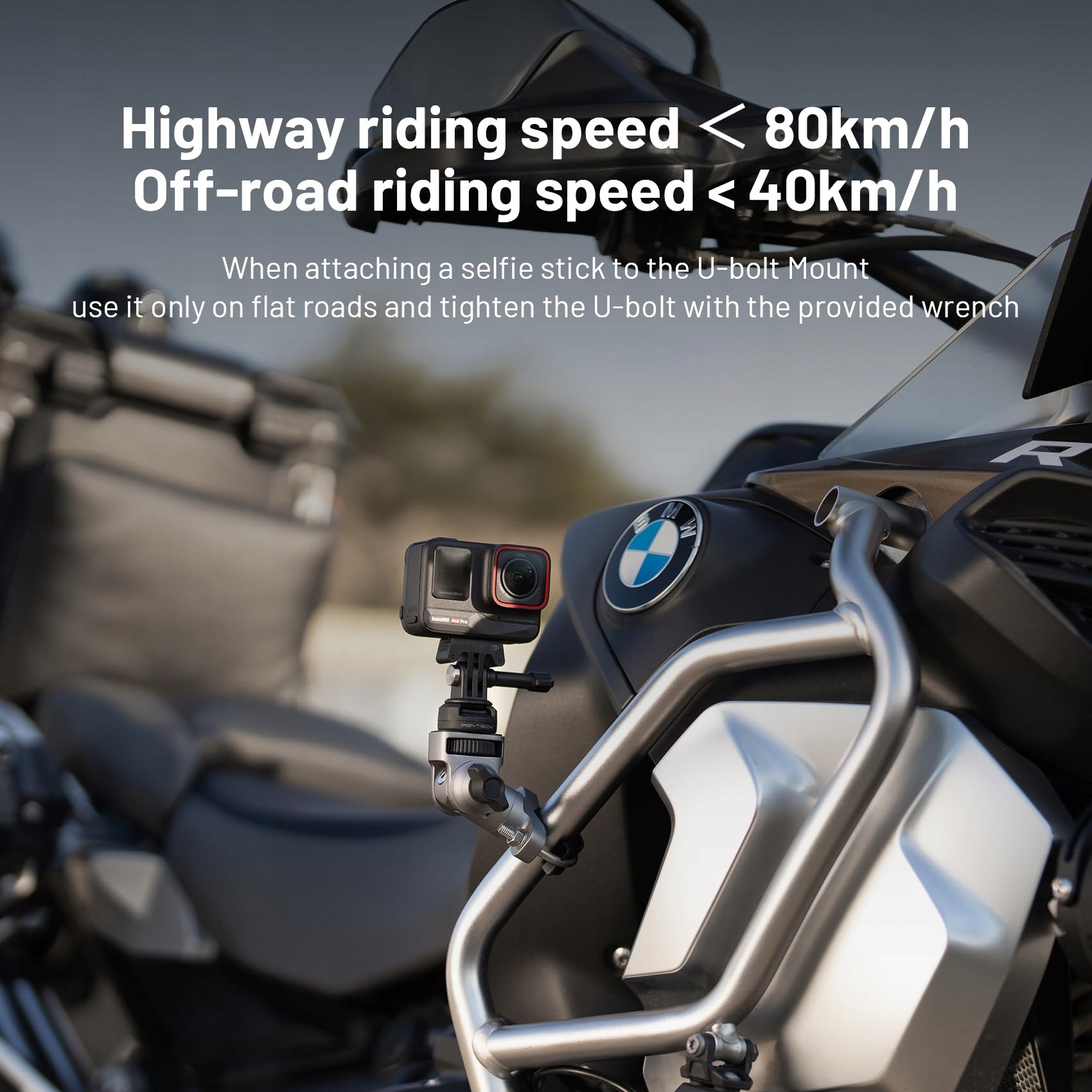 PGYTECH Uchwyt Aluminiowy Do Insta360 GoPro DJI Osmo Akcesoria Kamera — miniatura 8