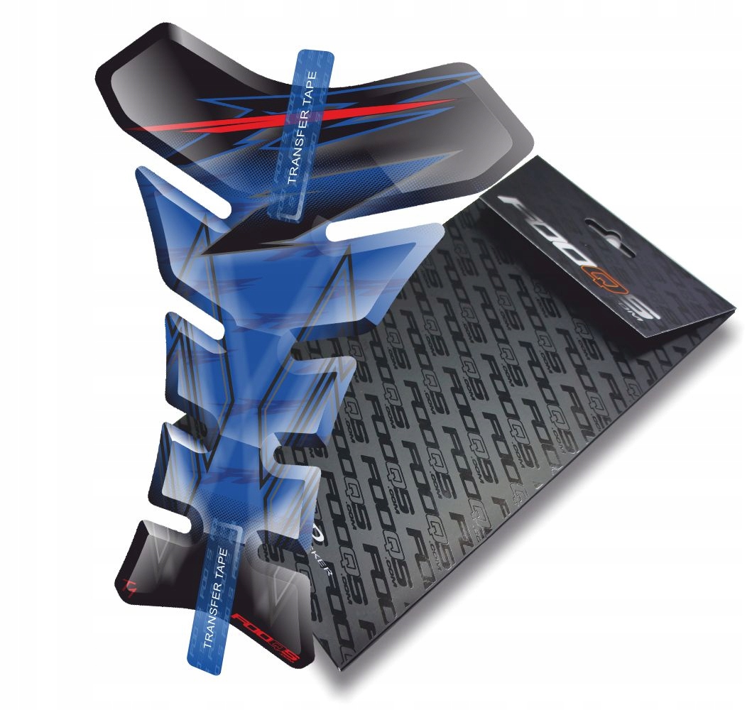 Tank-pad od firmy Fooqs pro Yamaha FZ-1 Modrý Červený