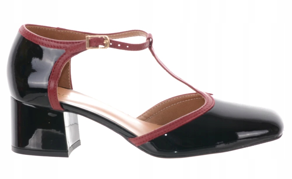 Dámské Kožené Lodičky Lakované Z Kůže Na Podpatku Ulmani 40