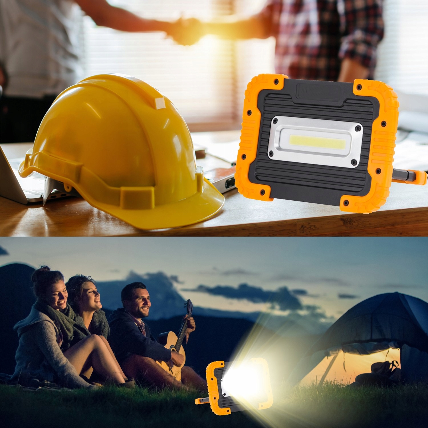 HALOGEN PRZENOŚNY LED 30W LAMPA REFLEKTOR ZEWNĘTRZNY NAŚWIETLACZ Źródło światła LED