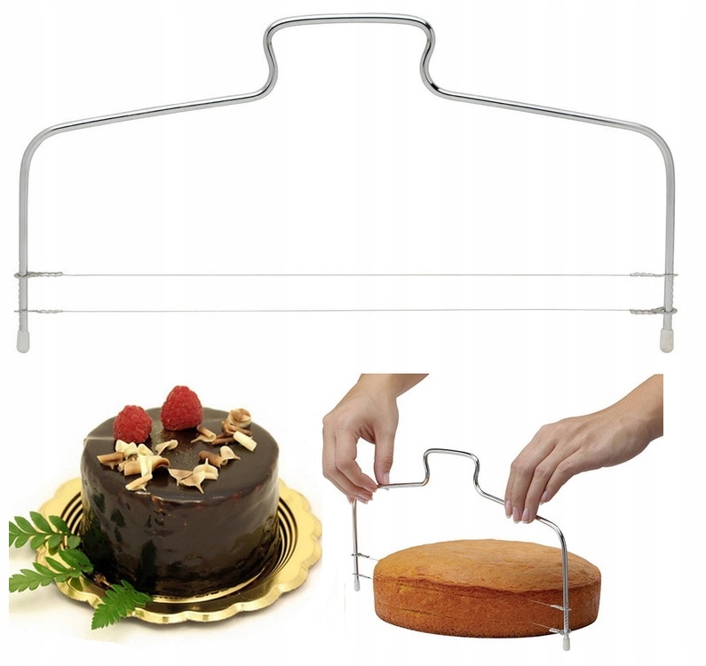 NÓŻ STRUNOWY DO CIĘCIA BISZKOPTU CIASTA DUŻY Rodzaj akcesoriów inny