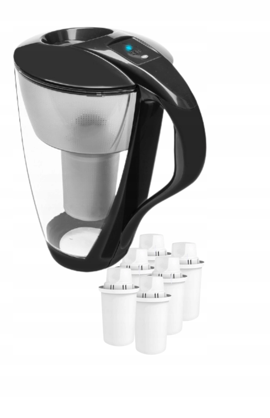 

Dzbanek Szklany Dafi Led Crystal 2,0L+6 Wkładów