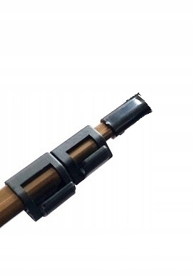 DUŻY DŁUGI PODBIERAK 335 cm TELESKOPOWY WĘDKARSKI FIRMOWY FL + PODPÓRKA Model O335