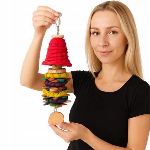 Levně Úžasný zvonek hračka pro všechny papoušky