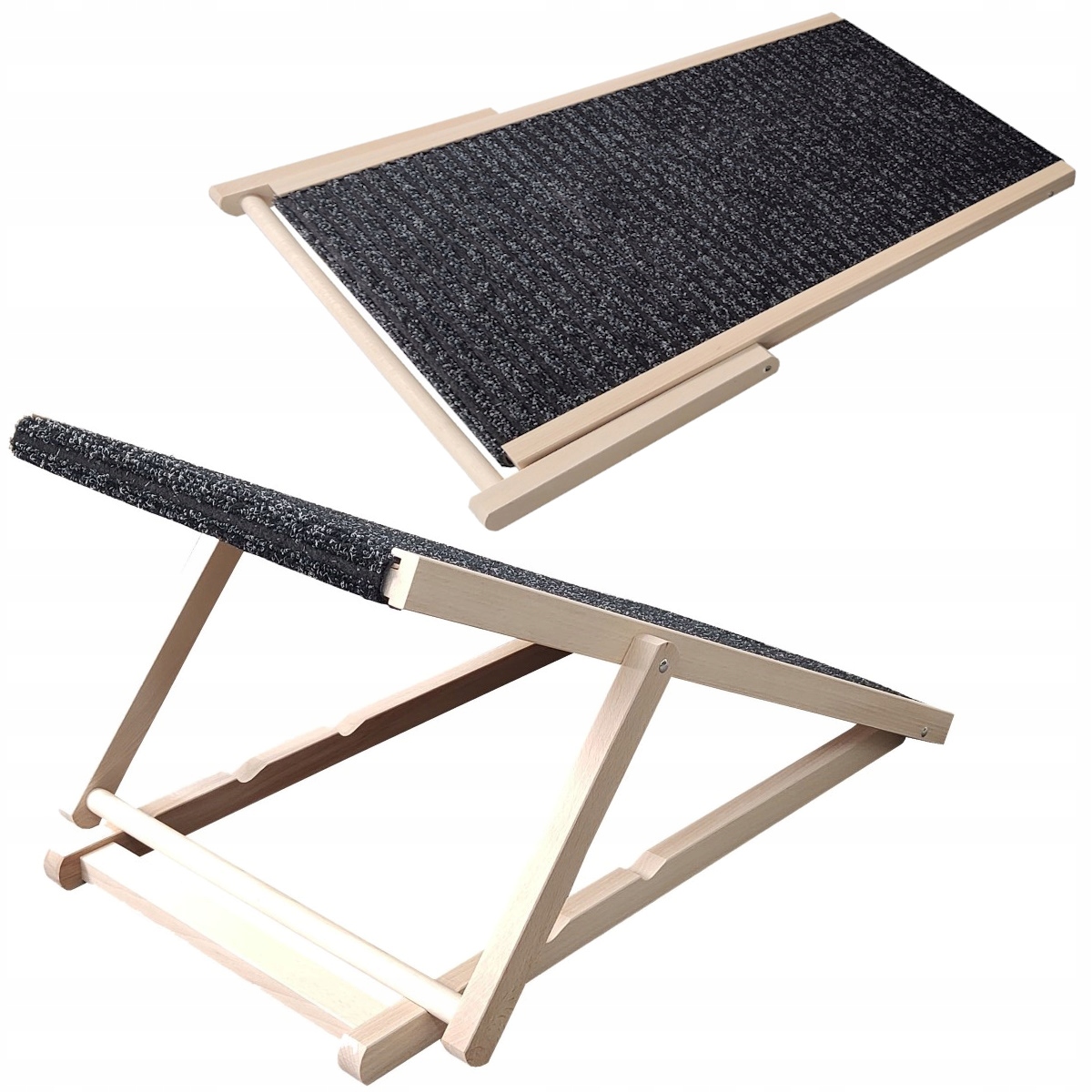 Rampa Podest Schodki Dla Psa Kota 3 Stopnie Schody Regulacja 35-45cm