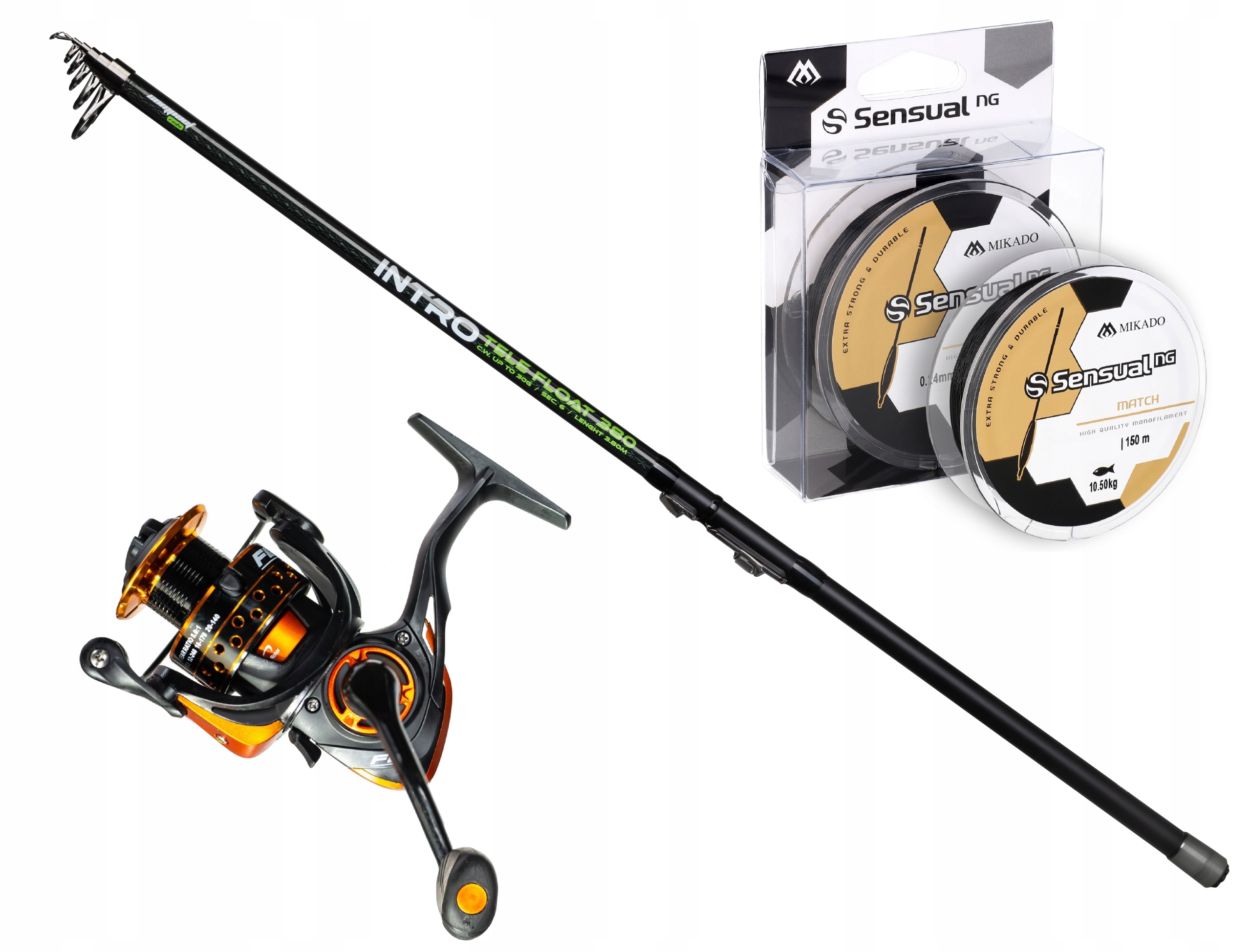 Zestaw Spławikowy Wędka 4,2m Mikado Kołowrotek