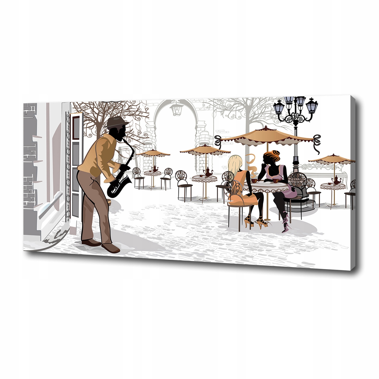 

Foto obraz na płótnie Muzyk uliczny 125x50 cm