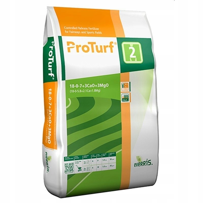Nawóz ProTurf 18-0-7+3CaO+3MgO 25 kg 2 m-ce