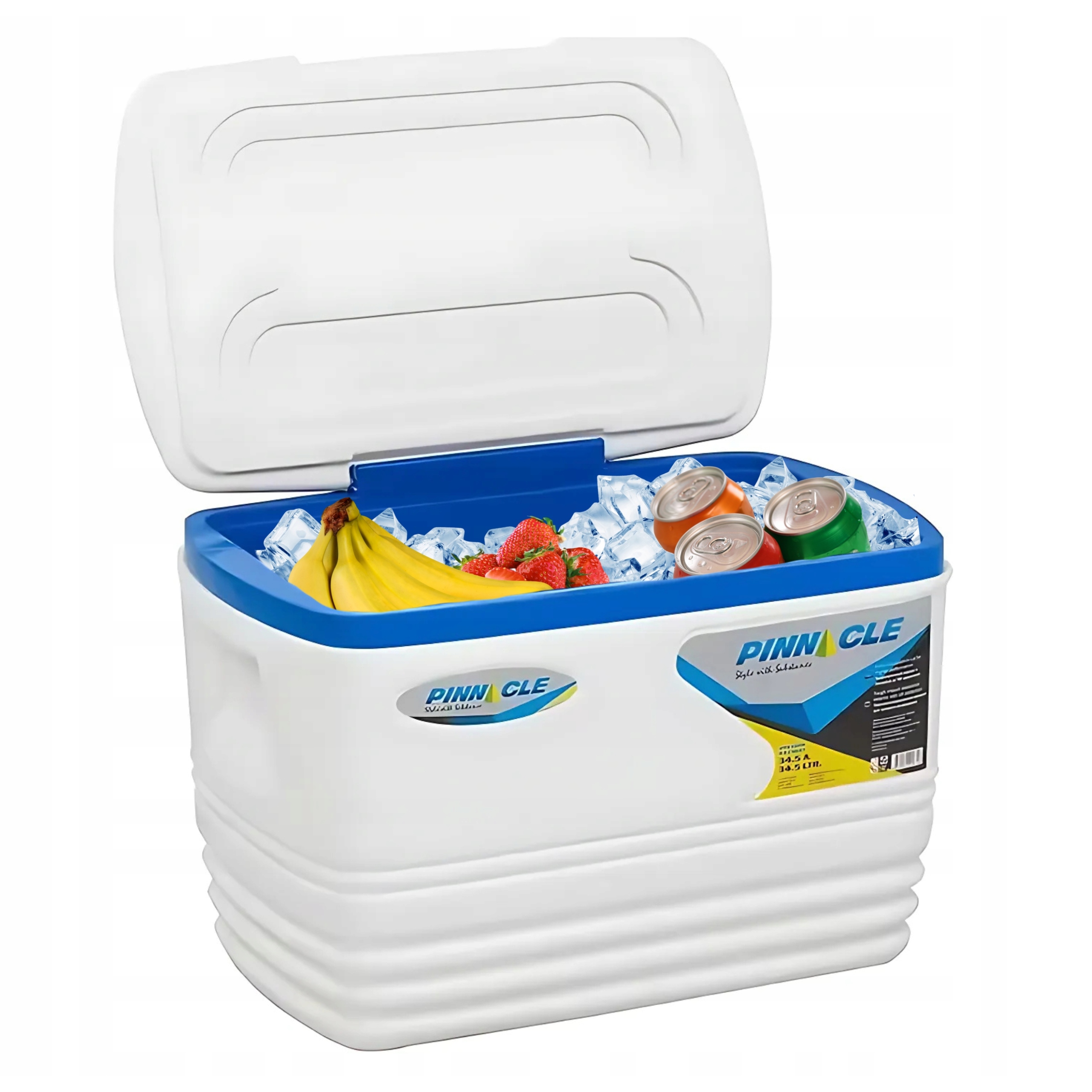 Turistická lednička na mrazicí vložky do auta 34,5L Bílá Pinnacle Voyager