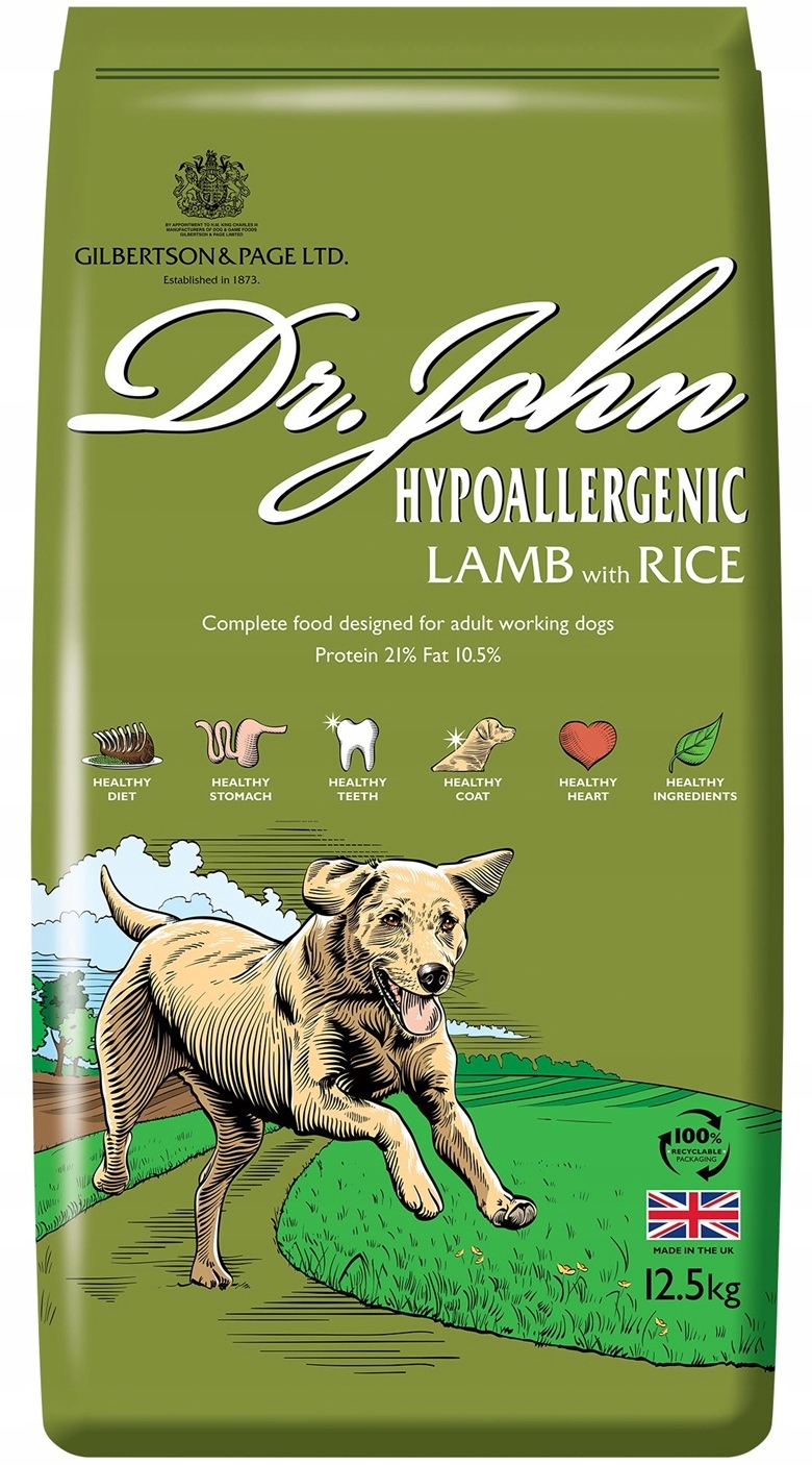 Krmivo pro psy Dr John hypoalergenní, monoproteinové...