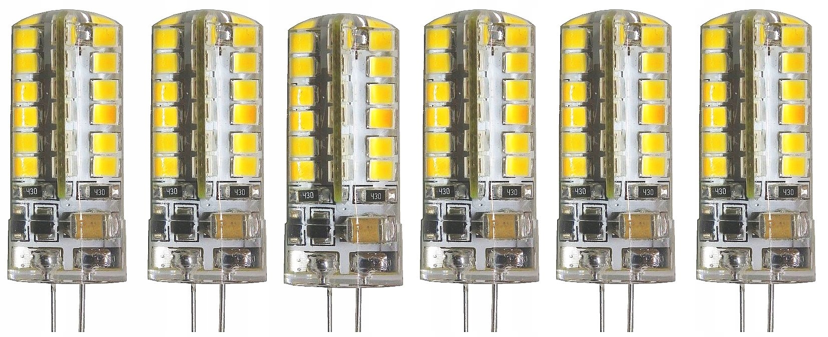 

Żarówka Led G4 5W 230V silikon 48led Zestaw 6szt