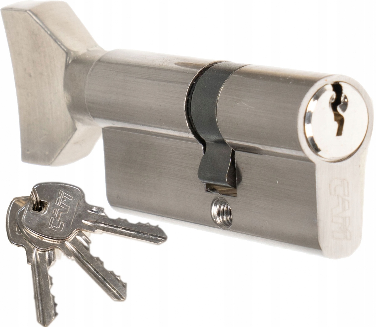 

Wkładka z gałką Cam Eko 45/30 G nikiel zamka drzwi