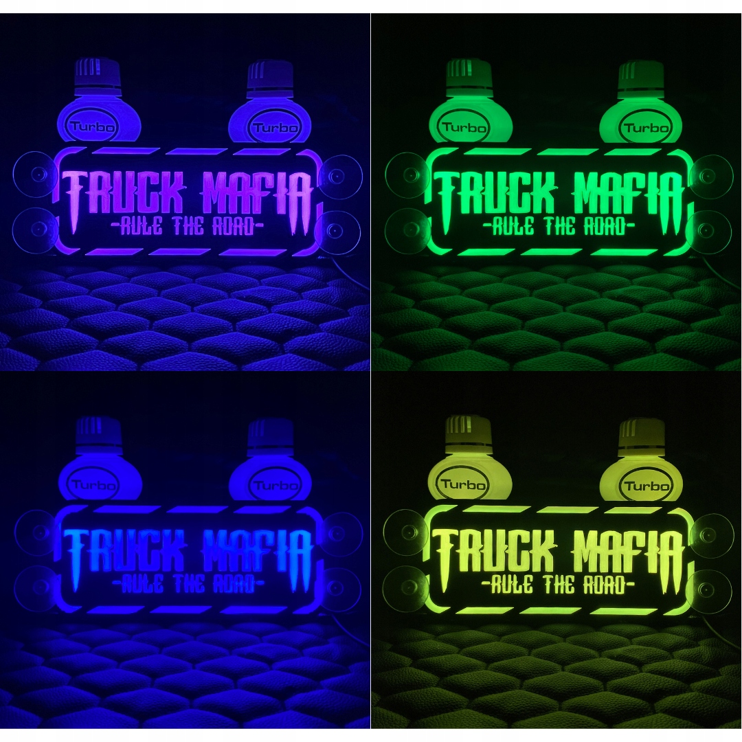 Uchwyt pod ZAPACHY POPPY/ PODŚWIETLANA PODSTAWKA LED TIR RGB TRUCK MAFIA Stan opakowania oryginalne