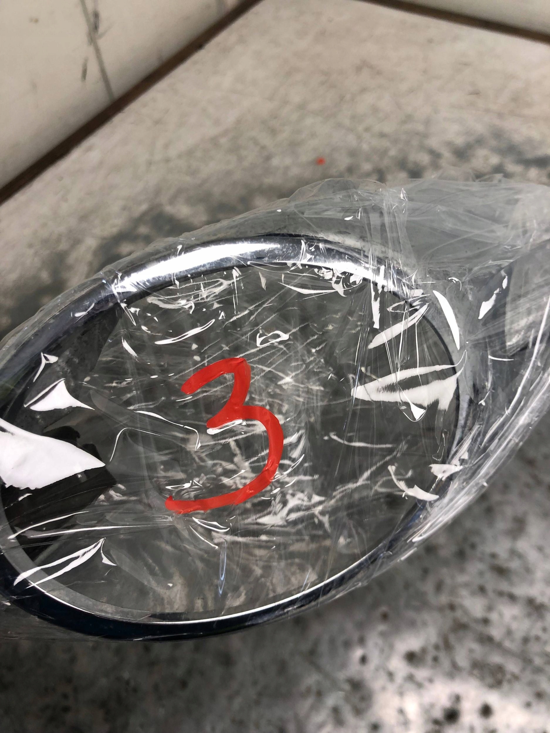 grid fog lights left front VW PHAETON 3D0853665E