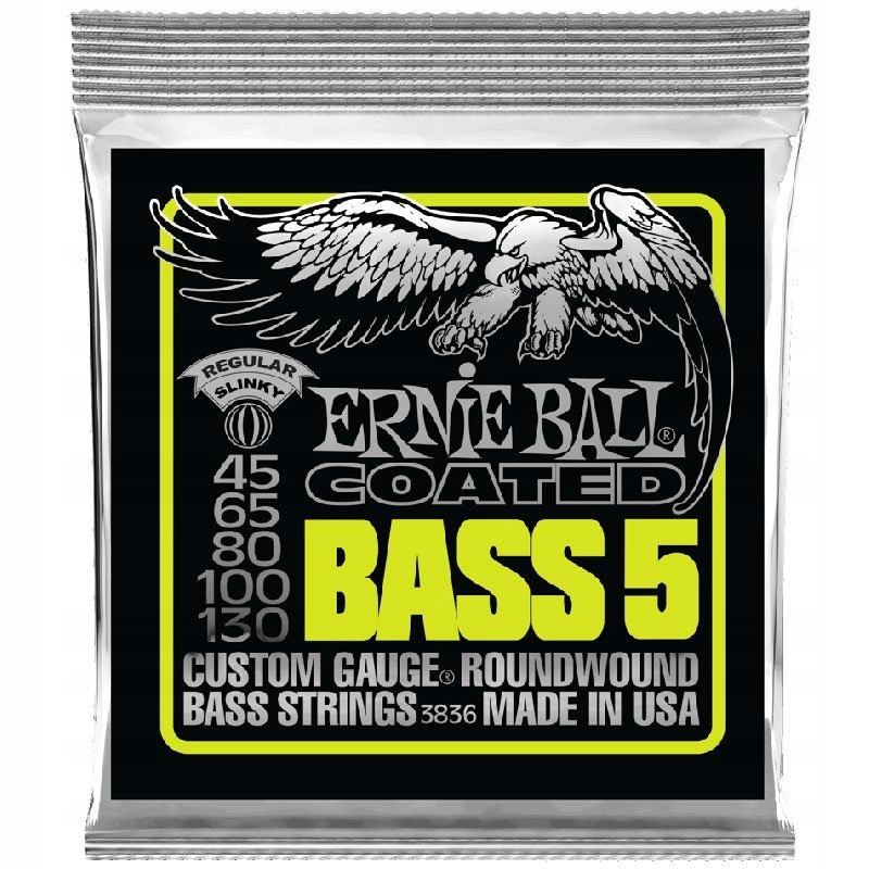 Struny Ernie Ball 3836 Slinky Coated (45-130) 5str
