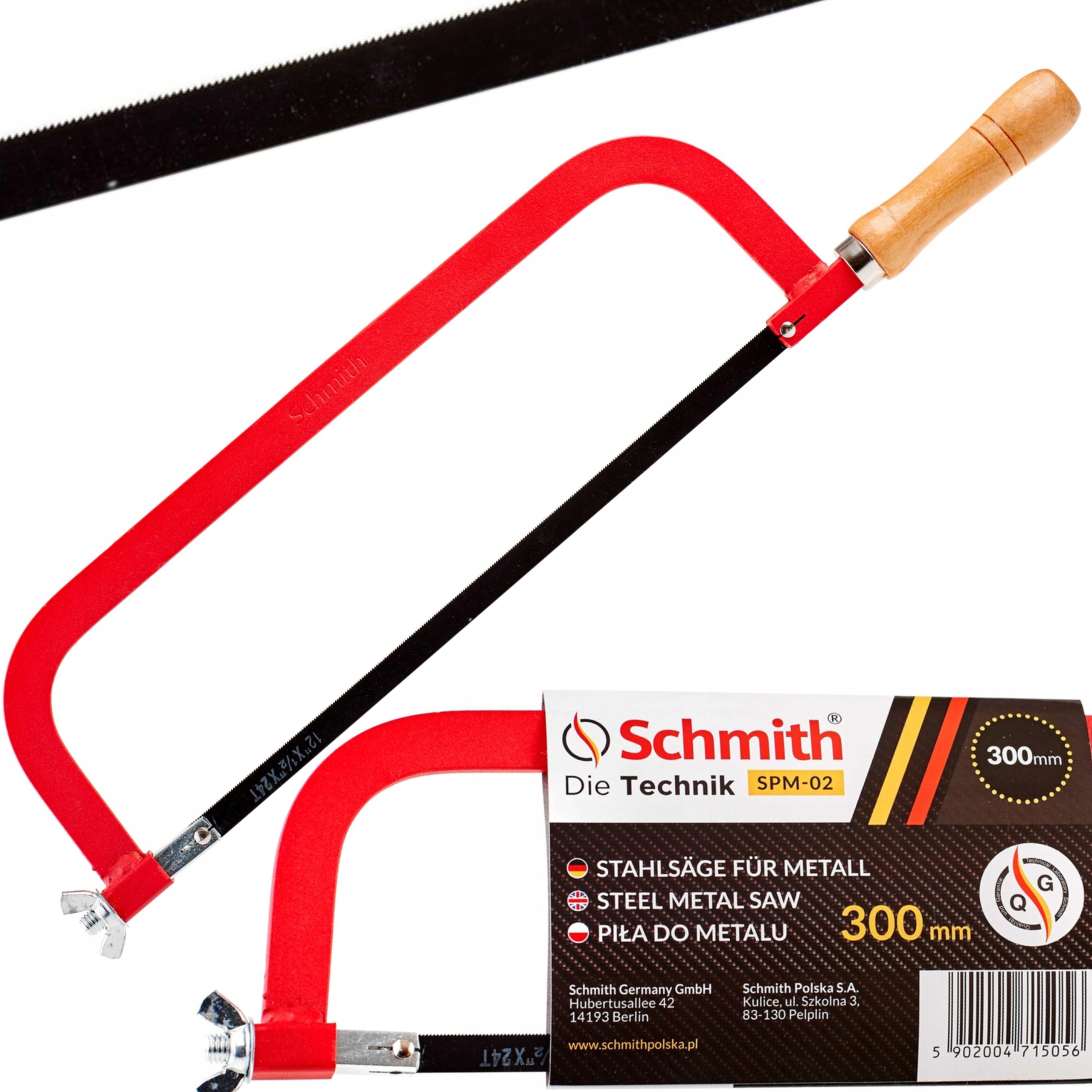 

Piła Ręczna Do Metalu Z Brzeszczotem Schmith SPM02