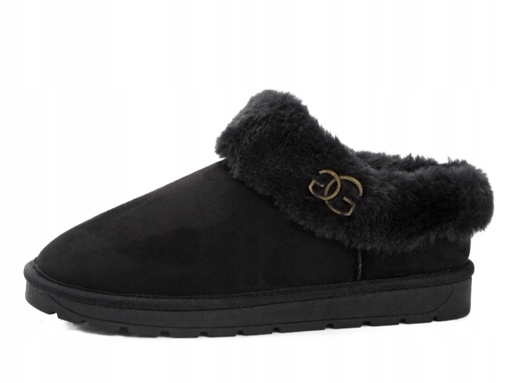 Blackfield Černé Sněhule S Kožíškem Na Podrážce 37 3DF