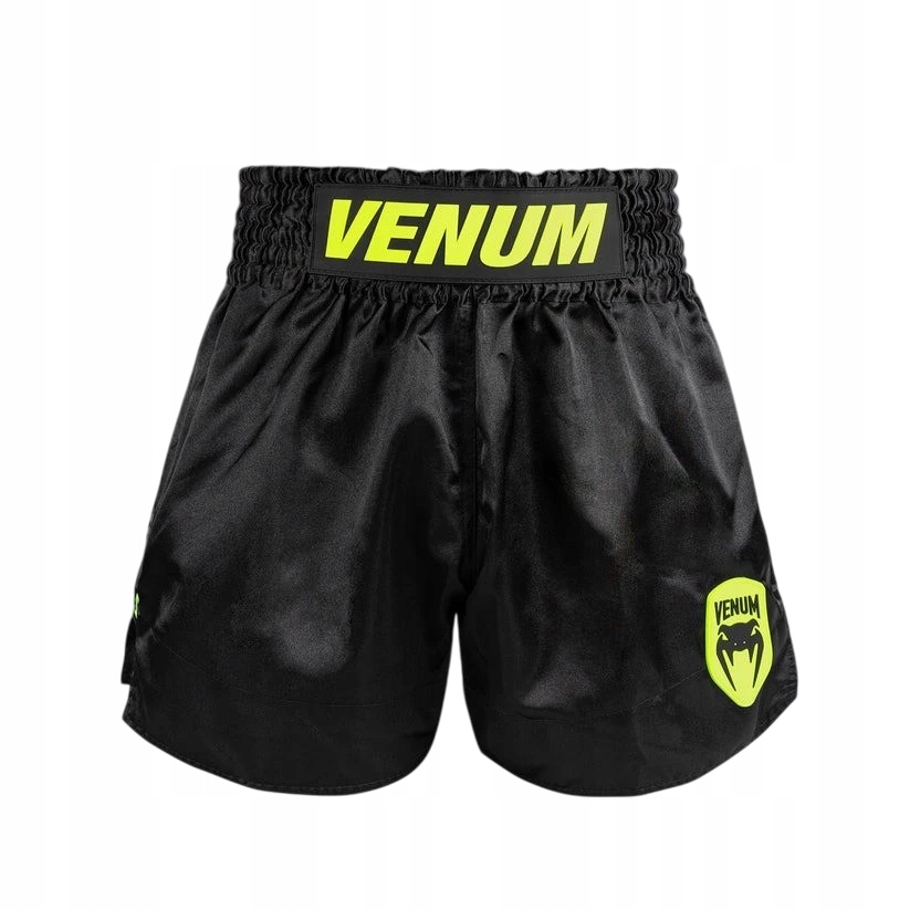 venum Classic Evo XL Muay Thai kraťasy Černo-žluté
