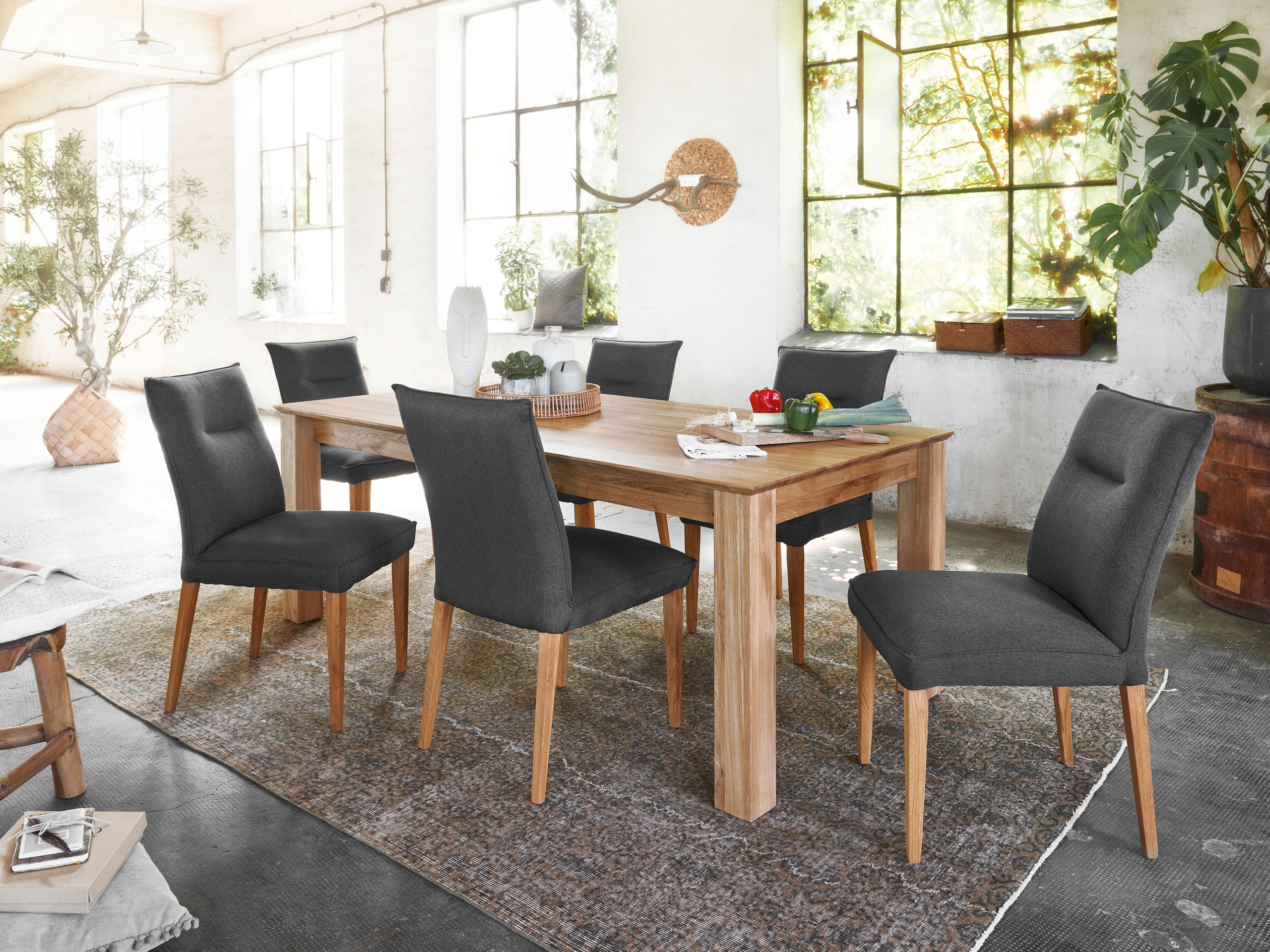 STÓŁ Rozkładany Dębowy Drewniany 300 cm Lity Dąb Olejowany Do Jadalni BGM24 Funkcje rozkładany