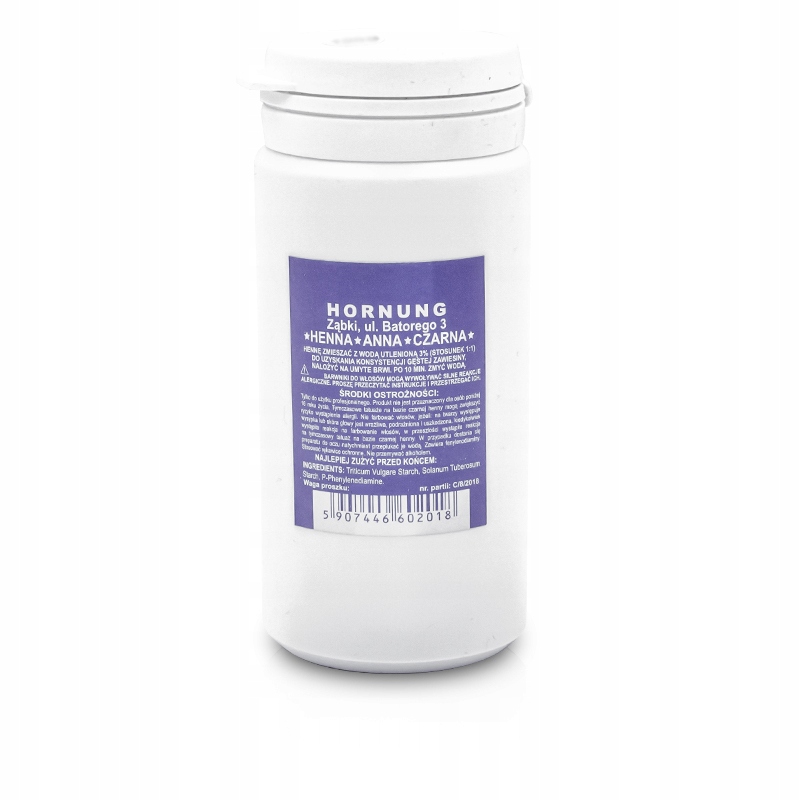 

Henna Anna Hornung 100G proszkowa Czarna proszek