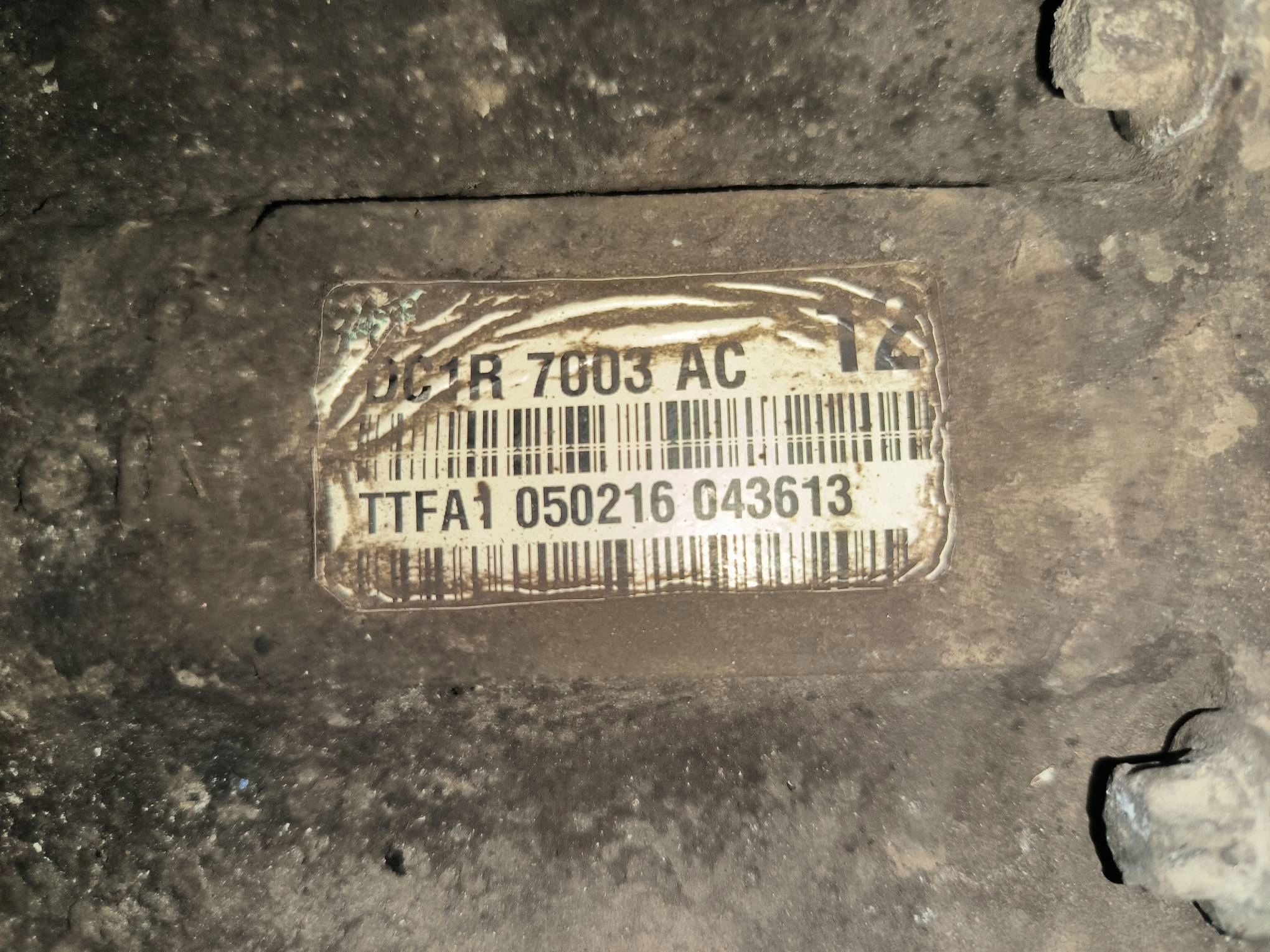 gearbox, DC1R-7003-AC FORD TRANSIT MK8
