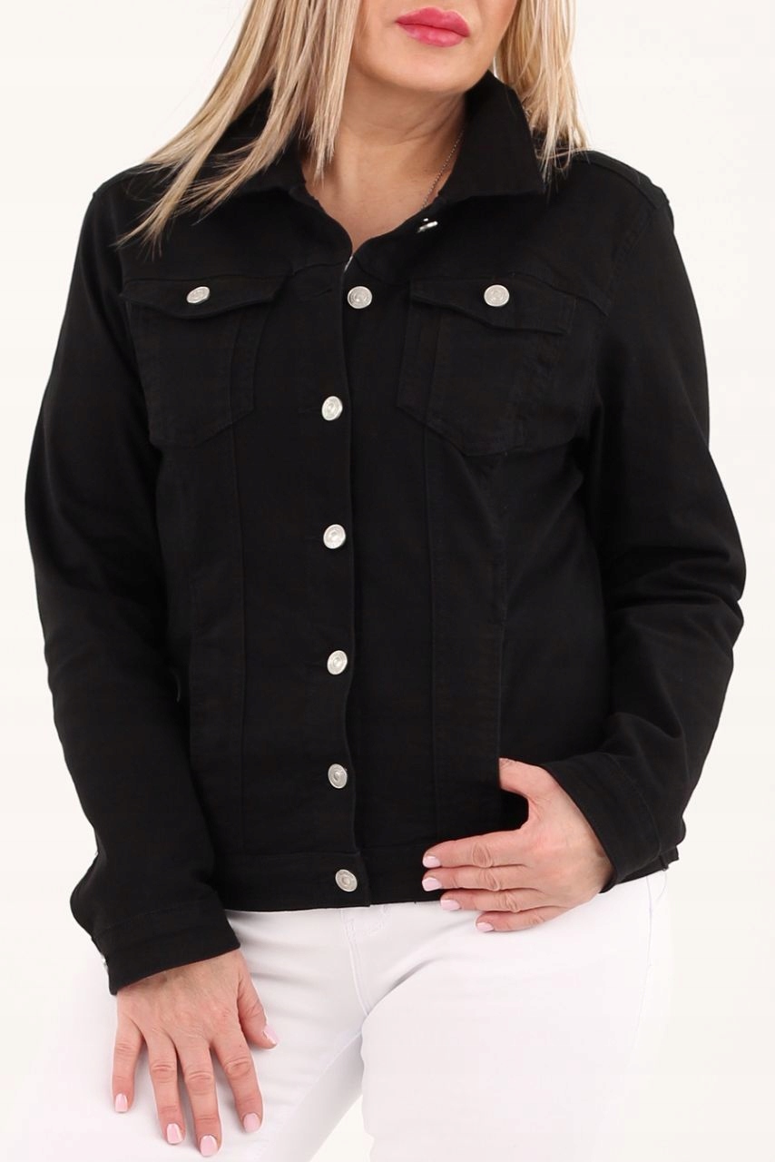 Dámská Katana Velké Velikosti Oversize Volná Džínová Bunda Sportovní Džíny