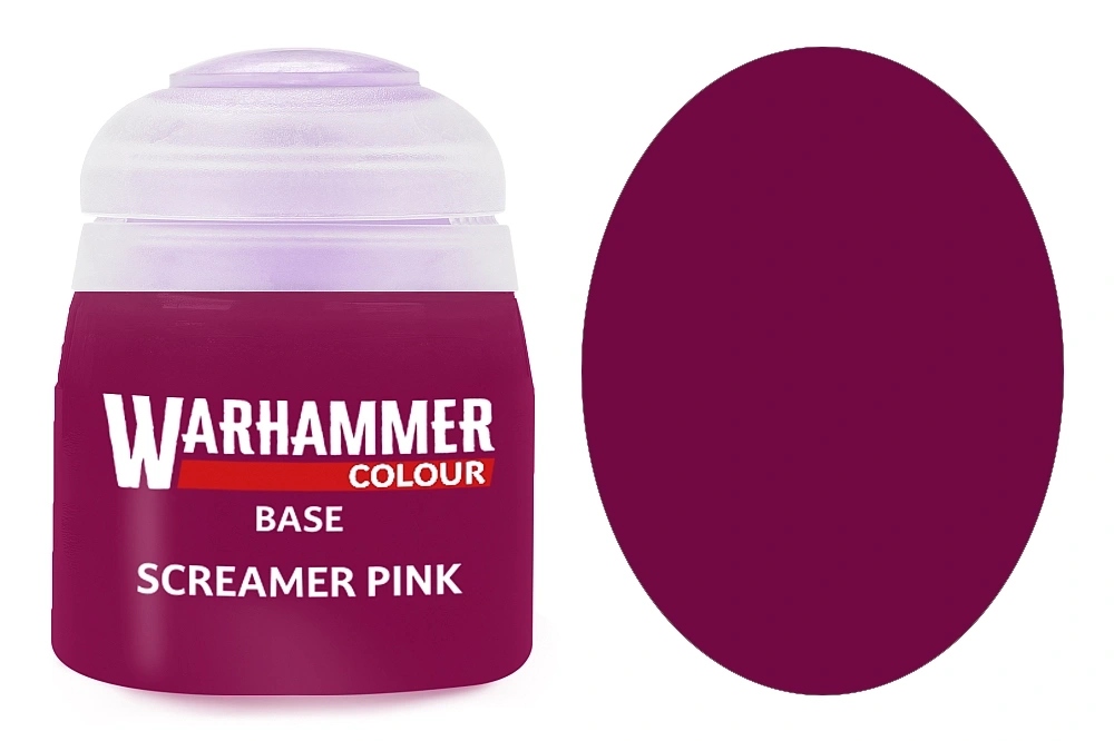 Farba modelarska Citadel Warhammer Colour Base Screamer Pink