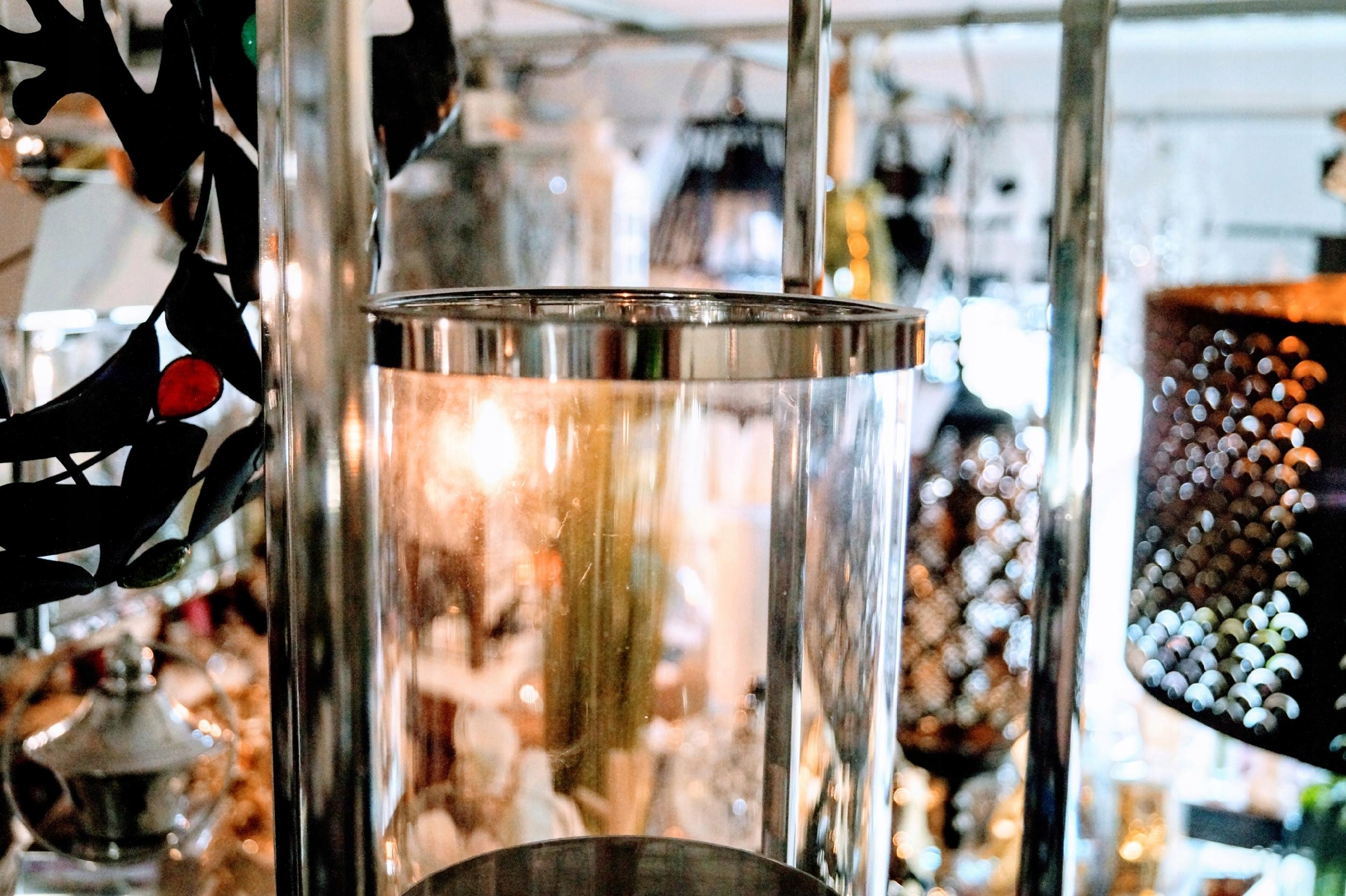 ŚWIECZNIK Kolor srebrny