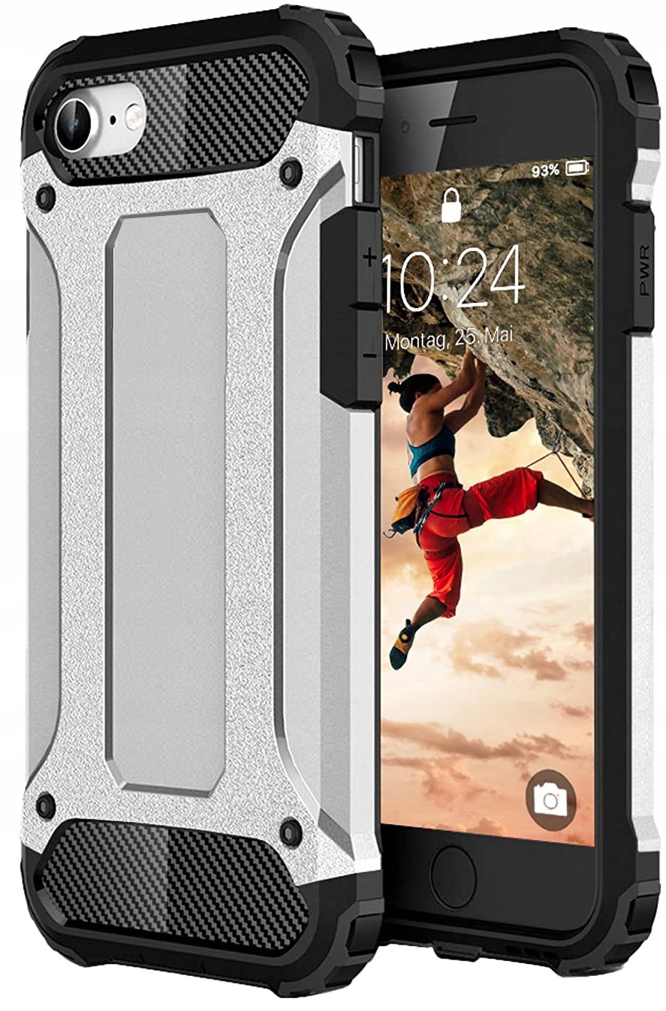 

Etui Pancerne Szkło 9H do iPhone 7 8 Se 2020