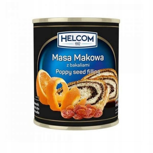 Masa makowa z bakaliami Helcom 380 g x 8 sztuk EAN (GTIN) 5908258303780