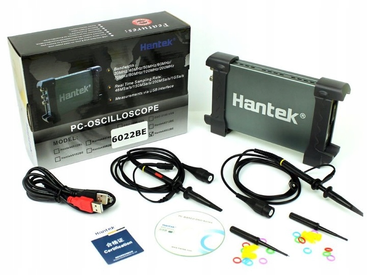 Digitálny Osciloskop Hantek 6022BE 2x20 MHz Usb