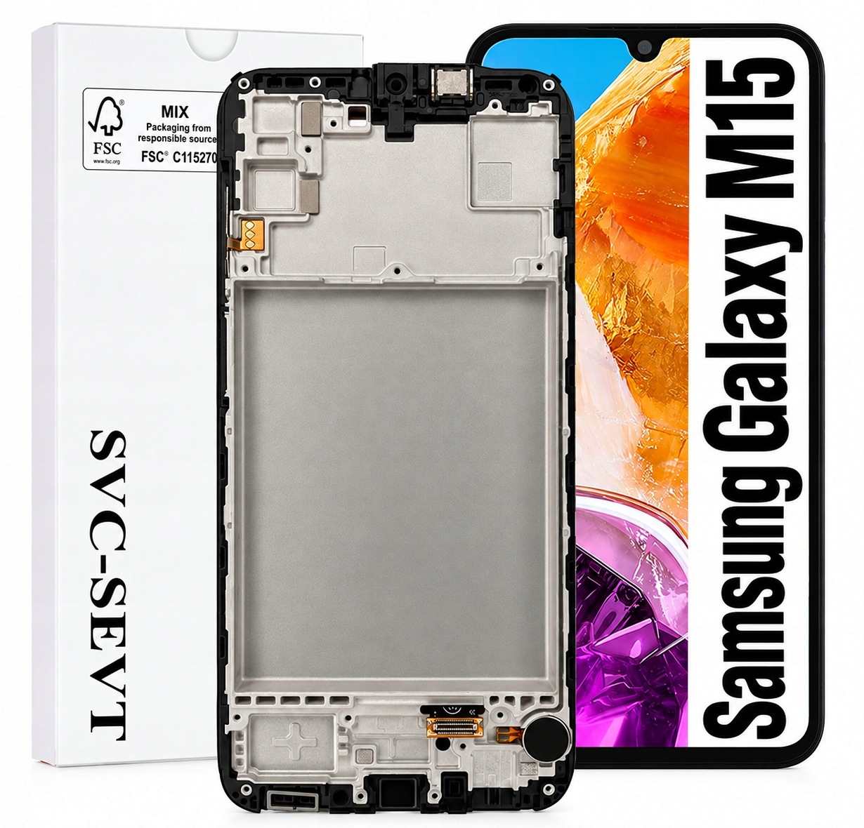 Displej Pro Samsung Galaxy M15 5G M156 Originál Oem Displej +rámeček