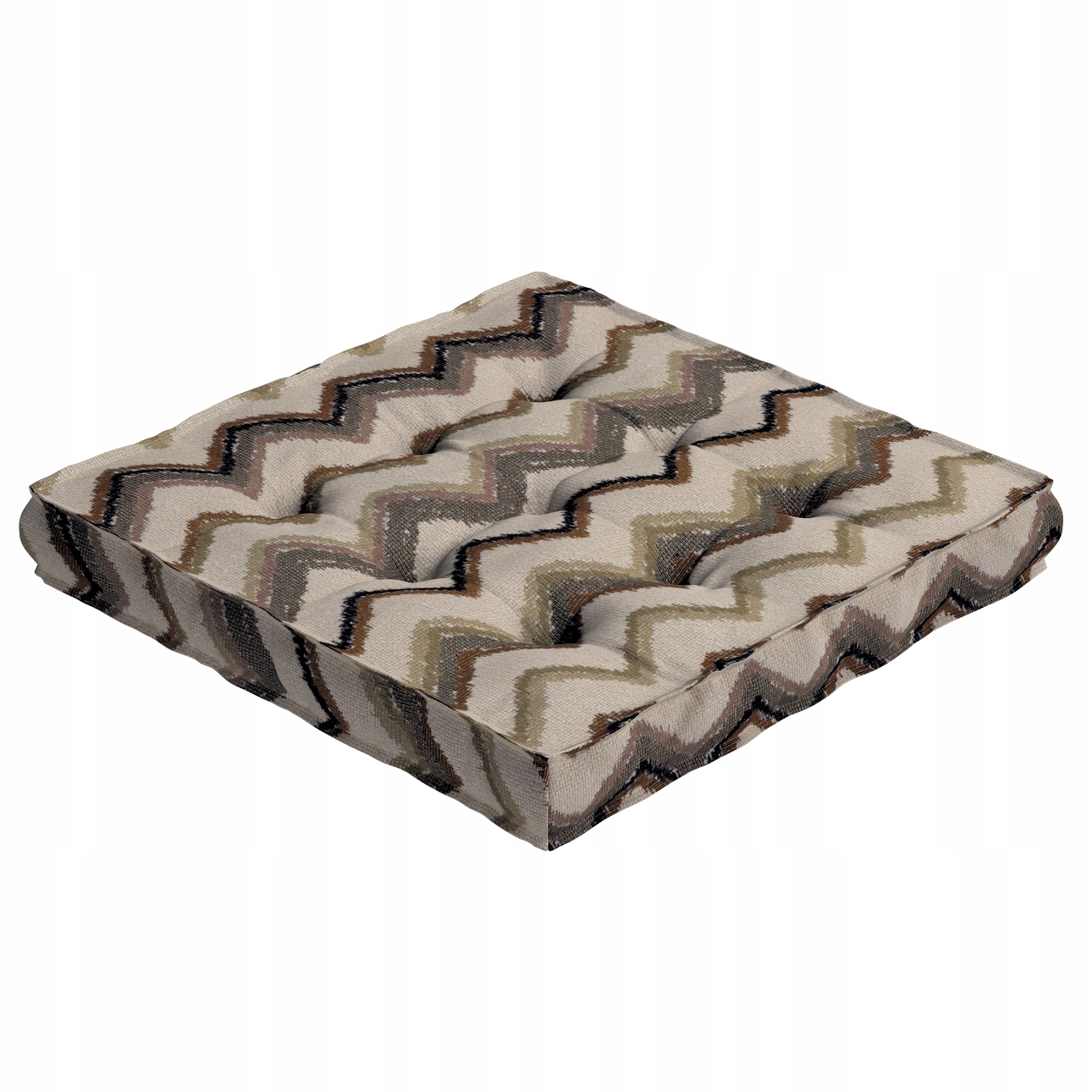 Polštář na židli Kuba 40x6 béžovo-olivový