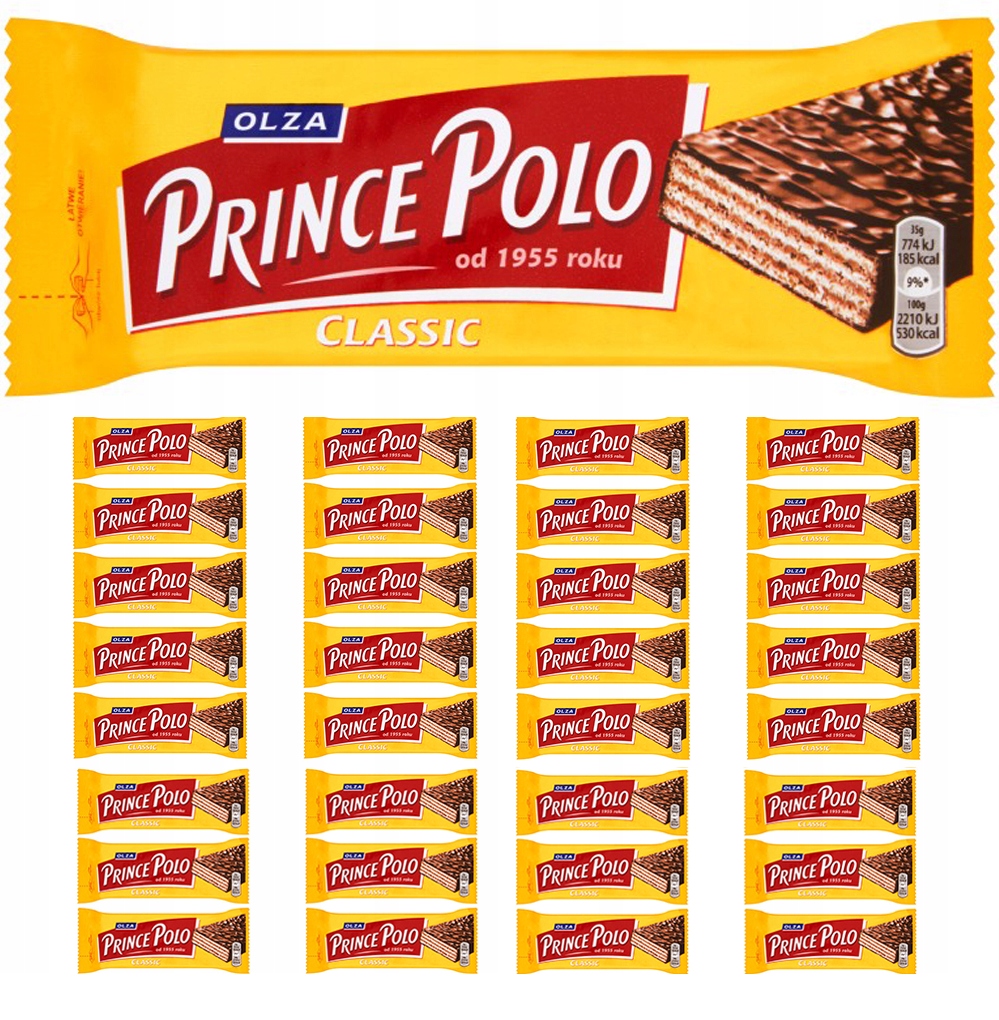 Levně Prince Polo Classic Oplatek 35 g x 32 kusů