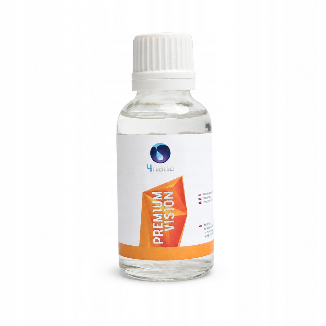4NANO Premium Vision 30ml Niewidzialna Wycieraczka Do Szyb Łatwa Aplikacja
