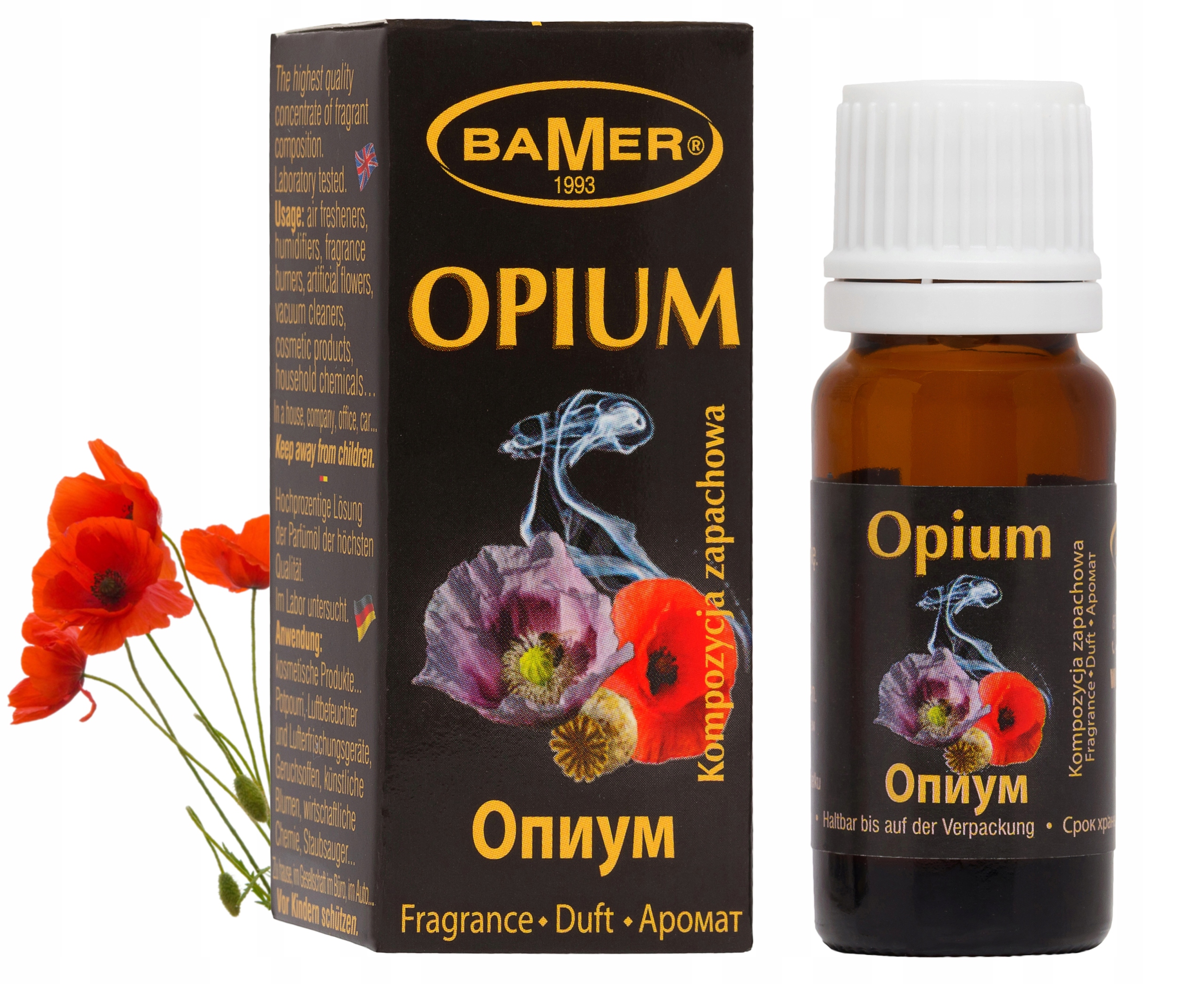 

Opium - Olejek Zapachowy Bamer, Wydajny Mocny