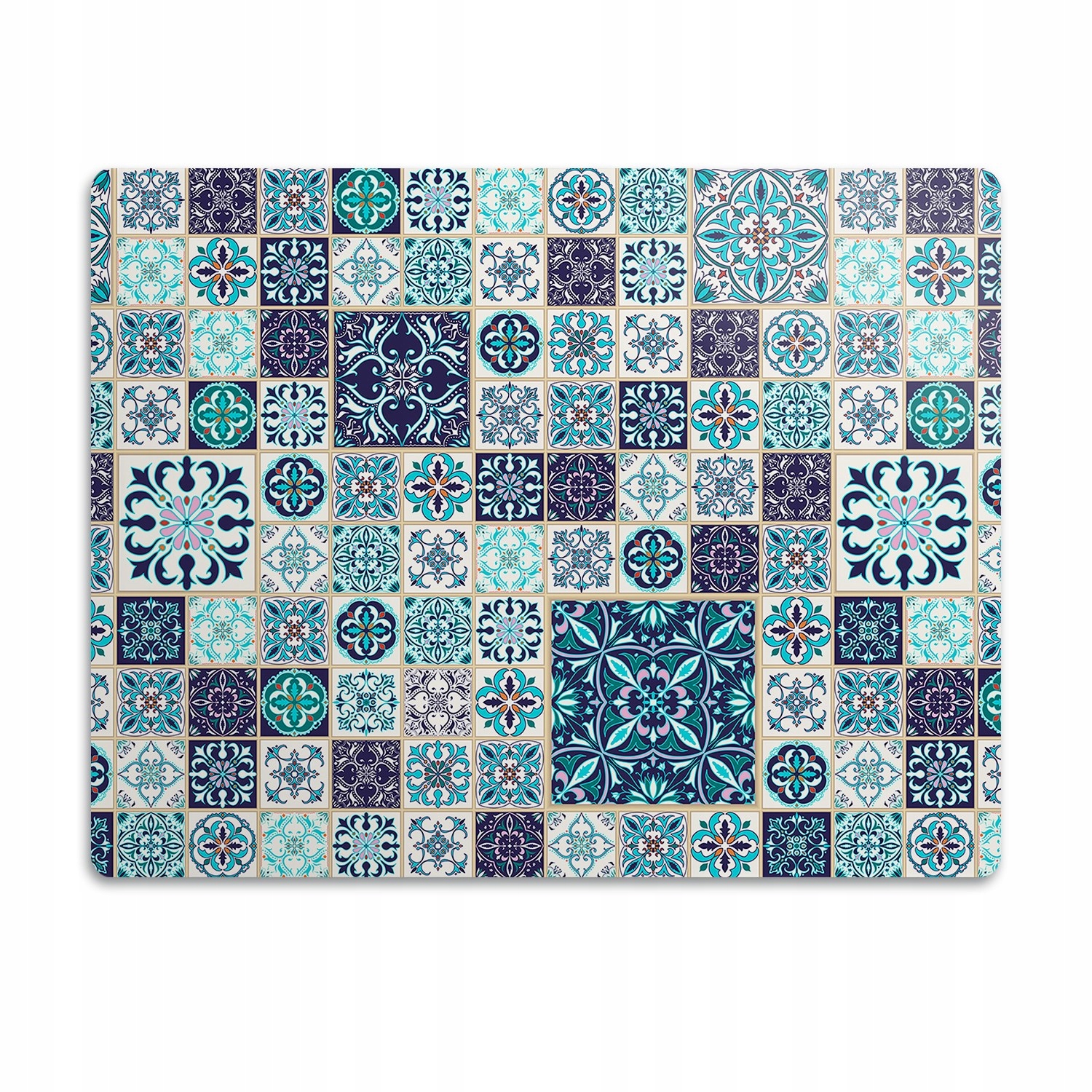 Levně Podložka pod misku Dekorace modrá 60x40 cm