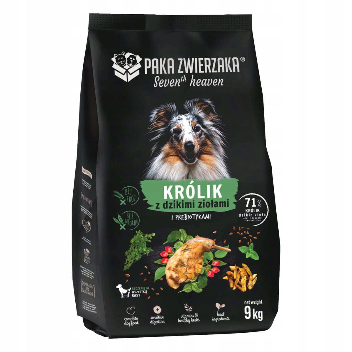 Krmivo pro domácí mazlíčky Seventh Heaven Králík s bylinkami 9 kg
